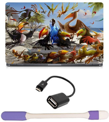 Skin Yard Let Me Take You To Rio Laptop Skin with USB LED Light & OTG Cable - 15.6 Inch Combo Set
Skin Yard Let Me Take You To Rio Laptop Skin with USB LED Light & OTG Cable - 15.6 Inch Combo Set