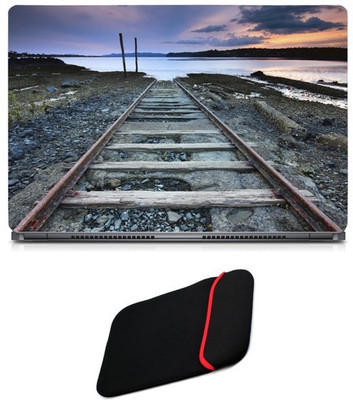 Skin Yard Railway Track Laptop Skin/Decal with Reversible Laptop Sleeve - 14.1 Inch Combo Set
Skin Yard Railway Track Laptop Skin/Decal with Reversible Laptop Sleeve - 14.1 Inch Combo Set