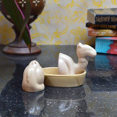 eCraftIndia Salt and Pepper Set in Camel Shape 1 Piece Salt & Pepper Set(Bone China)
eCraftIndia Salt and Pepper Set in Camel Shape 1 Piece Salt & Pepper Set(Bone China)