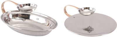 IndianArtVilla Oval Chip N Dip with Flat Chip N Dip 2 Piece Condiment Set(Stainless Steel)
IndianArtVilla Oval Chip N Dip with Flat Chip N Dip 2 Piece Condiment Set(Stainless Steel)