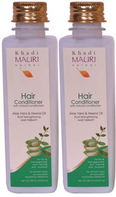 Khadi Mauri Herbal Hair Conditioner Premium Pack of 2 Ayurvedic & Natural 250 ml each(500 ml)
Khadi Mauri Herbal Hair Conditioner Premium Pack of 2 Ayurvedic & Natural 250 ml each(500 ml)