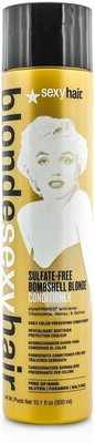 Sexy Hair Concepts Blonde Sexy Hair Sulfate-Free Bombshell Blonde Conditioner (Daily Color Preserving)(300 ml)
Sexy Hair Concepts Blonde Sexy Hair Sulfate-Free Bombshell Blonde Conditioner (Daily Color Preserving)(300 ml)