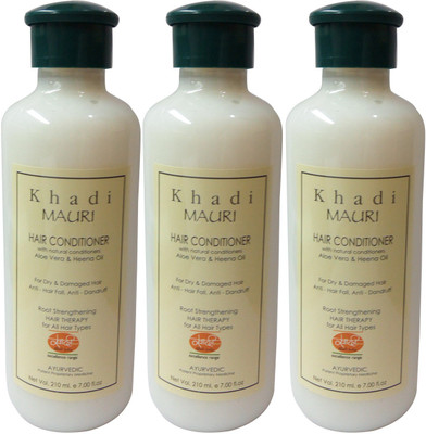 Khadi Mauri Hair Conditioner Herbal Pack of 3 Ayurvedic & Natural 210 ml each(630 ml)
Khadi Mauri Hair Conditioner Herbal Pack of 3 Ayurvedic & Natural 210 ml each(630 ml)