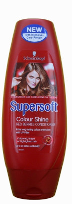 Schwarzkopf Supersoft Colour Shine Red Berries Conditioner(250 ml)