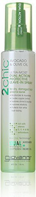 Giovanni Giovanni 2chic Avocado and Olive Oil Ultra-Moist Dual Action Protective Leave in Spray, 4 Fluid Ounce(118 ml)
Giovanni Giovanni 2chic Avocado and Olive Oil Ultra-Moist Dual Action Protective Leave in Spray, 4 Fluid Ounce(118 ml)