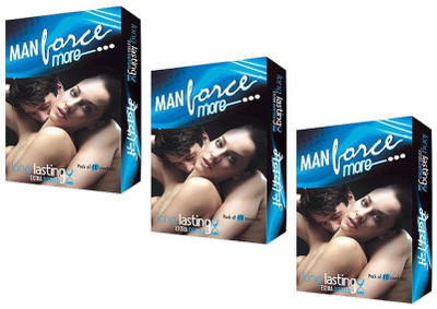 Manforce Extra Dotted More Long Lasting Condom(Set of 3, 30S)