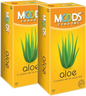 Moods Aloe Condom(Set of 2, 24S)