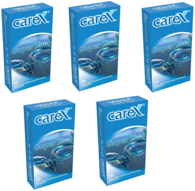 Carex Super Thin x 5 Condom(Set of 5, 50S)