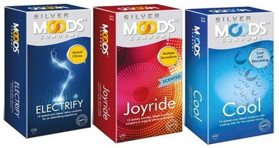 Moods Combo of Joyride,Cool , Electrify , Condom(Set of 3, 36S)