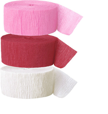 GrandShop Streamer(Red, Pink, White, Pack of 6)
