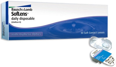Bausch & Lomb Soflens Disposable Daily Contact Lens(-2.25, Transparent, Pack of 30)
Bausch & Lomb Soflens Disposable Daily Contact Lens(-2.25, Transparent, Pack of 30)