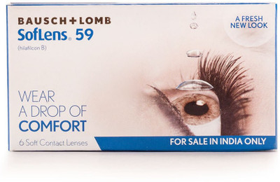 Bausch & Lomb SofLens 59 Monthly(5, Contact Lenses, Pack of 6)