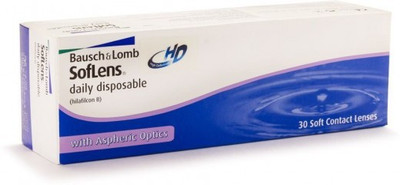 Bausch & Lomb SofLens Daily Disposable Daily Contact Lens(-5.25, Transparent, Pack of 30)
Bausch & Lomb SofLens Daily Disposable Daily Contact Lens(-5.25, Transparent, Pack of 30)