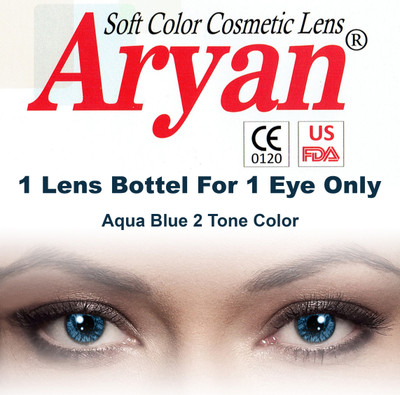Aryan 2 Tone Aqua Blue Yearly Contact Lens By Visions India Yearly Contact Lens(-4.50, Aqua Blue, Pack of 1)
Aryan 2 Tone Aqua Blue Yearly Contact Lens By Visions India Yearly Contact Lens(-4.50, Aqua Blue, Pack of 1)