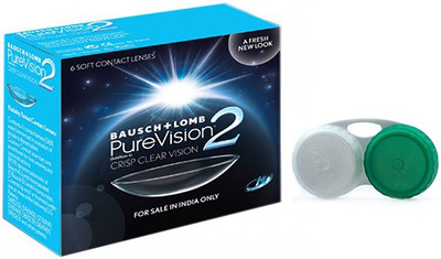Bausch & Lomb Purevision 2 with Lens Case By Visions India Monthly Contact Lens(+5.25, Clear, Pack of 6)
Bausch & Lomb Purevision 2 with Lens Case By Visions India Monthly Contact Lens(+5.25, Clear, Pack of 6)