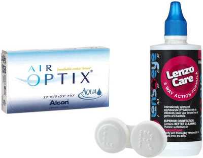 Alcon Air Optix Aqua with LensCareKit By Lens4eye Monthly Contact Lens(-9.00, Clear, Pack of 6)
Alcon Air Optix Aqua with LensCareKit By Lens4eye Monthly Contact Lens(-9.00, Clear, Pack of 6)