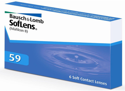 Bausch & Lomb SofLens59 Monthly(-1.25, Contact Lenses, Pack of 6)
