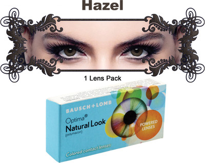 Bausch & Lomb New Natural Look Hazel Color By Visions India 3 Quaterly(-2.50, Colored Contact Lenses, Pack of 2)
Bausch & Lomb New Natural Look Hazel Color By Visions India 3 Quaterly(-2.50, Colored Contact Lenses, Pack of 2)