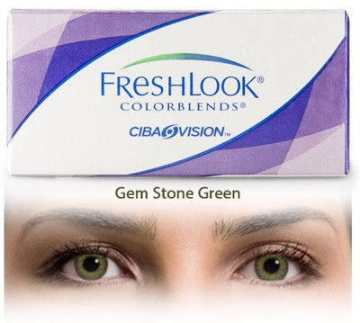 Ciba Vision Freshlook Colorblends Gemstone Green By Visions India Monthly(-0.75, Colored Contact Lenses, Pack of 2)
Ciba Vision Freshlook Colorblends Gemstone Green By Visions India Monthly(-0.75, Colored Contact Lenses, Pack of 2)