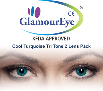 Glamour Eye Cool Turquoise By Visions India Monthly(-3.25, Colored Contact Lenses, Pack of 2)
Glamour Eye Cool Turquoise By Visions India Monthly(-3.25, Colored Contact Lenses, Pack of 2)