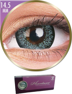 ColourVUE Phantasee Big Eyes Monthly(0, Colored Contact Lenses, Pack of 2)