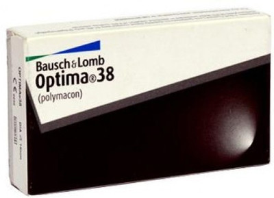 Bausch & Lomb Optima 38 Yearly(-1.75, Colored Contact Lenses, Pack of 1)