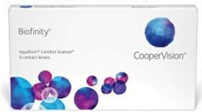Cooper Vision Biofinity Sphere Monthly(-4.25, Contact Lenses, Pack of 6)