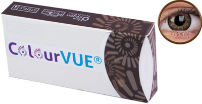 ColourVUE TruBlends Monthly Contact Lens(-0.5, Hazel, Pack of 2)