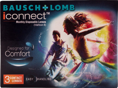 Bausch & Lomb iConnect Monthly(-4.25, Contact Lenses, Pack of 3)