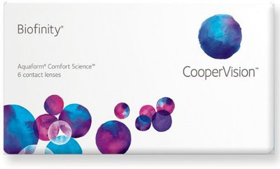 Cooper Vision Biofinity Monthly(-8, Colored Contact Lenses, Pack of 6)