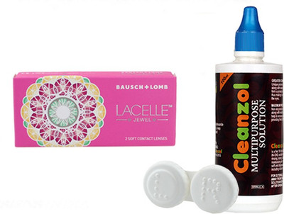 Bausch & Lomb Lacelle Jewel With LensCareKit By VisionsIndia Monthly(Aqua-0.00, Colored Contact Lenses, Pack of 2)
Bausch & Lomb Lacelle Jewel With LensCareKit By VisionsIndia Monthly(Aqua-0.00, Colored Contact Lenses, Pack of 2)