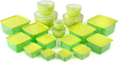 Joyo Joyo Fresia & Bella Green Container Set -18 Pc - 1700 ml Plastic Grocery Container(Pack of 18, Green)
Joyo Joyo Fresia & Bella Green Container Set -18 Pc - 1700 ml Plastic Grocery Container(Pack of 18, Green)
