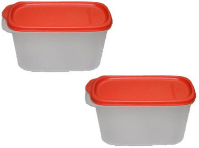 Tupperware - 500 ml PP (Polypropylene) Grocery Container(Pack of 2, Red, White)