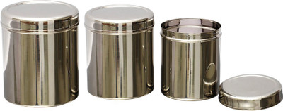 MiLi - 2700 ml Steel Grocery Container(Pack of 3, Silver) 
MiLi - 2700 ml Steel Grocery Container(Pack of 3, Silver)