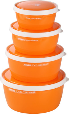Joyo Rubber Lock Container 4 Pcs Set (orange) - 750 ml PP (Polypropylene) Grocery Container(Pack of 4, Orange)
Joyo Rubber Lock Container 4 Pcs Set (orange) - 750 ml PP (Polypropylene) Grocery Container(Pack of 4, Orange)