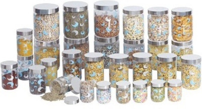 Steelo - 50 ml, 200 ml, 500 ml, 800 ml, 1100 ml, 1800 ml Plastic Grocery Container(Pack of 30, Clear)
Steelo - 50 ml, 200 ml, 500 ml, 800 ml, 1100 ml, 1800 ml Plastic Grocery Container(Pack of 30, Clear)