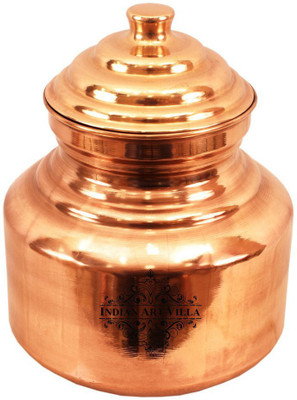 IndianArtVilla Water Pot Chari with Lid - 4.65 L Copper Grocery Container(Brown)
IndianArtVilla Water Pot Chari with Lid - 4.65 L Copper Grocery Container(Brown)