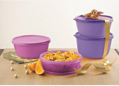 Tupperware Storage Bowls - 6 L PP (Polypropylene) Grocery Container(Pack of 4, Purple, Pink), Pink;purple
Tupperware Storage Bowls - 6 L PP (Polypropylene) Grocery Container(Pack of 4, Purple, Pink), Pink;purple