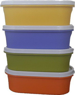 Tupperware - 500 ml Plastic Grocery Container(Pack of 4, Yellow, Orange, Blue, Green), Blue;green;orange;yellow
Tupperware - 500 ml Plastic Grocery Container(Pack of 4, Yellow, Orange, Blue, Green), Blue;green;orange;yellow