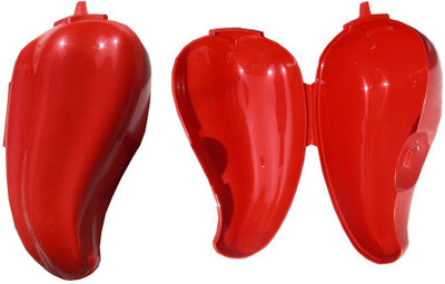 Tupperware - 500 ml Plastic Grocery Container(Pack of 2, Red)