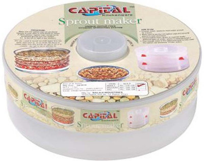 Capital Healthy Hygienic Sprout Maker With 1 Compartment - 1 L Plastic Grocery Container(Clear)
Capital Healthy Hygienic Sprout Maker With 1 Compartment - 1 L Plastic Grocery Container(Clear)