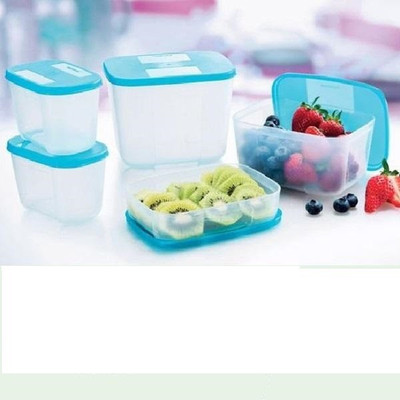 Tupperware - 650 ml, 1.5 L, 550 ml Plastic Grocery Container(Pack of 5, Multicolor)
Tupperware - 650 ml, 1.5 L, 550 ml Plastic Grocery Container(Pack of 5, Multicolor)