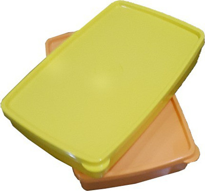 Tupperware - 600 ml Plastic Grocery Container(Pack of 2, Yellow, Orange), Orange;yellow
Tupperware - 600 ml Plastic Grocery Container(Pack of 2, Yellow, Orange), Orange;yellow