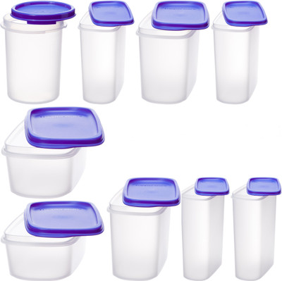 Tupperware Get Smart Saver Oval - 2300 ml, 1700 ml, 1700 ml, 1100 ml, 1100 ml, 440 ml, 440 ml, 440 ml, 440 ml Plastic Grocery Container(Pack of 9, Blue, White)
Tupperware Get Smart Saver Oval - 2300 ml, 1700 ml, 1700 ml, 1100 ml, 1100 ml, 440 ml, 440 ml, 440 ml, 440 ml Plastic Grocery Container(Pack of 9, Blue, White)