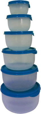 Golddust Ultimate Airtight Serve Fresh - 2500 ml, 1500 ml, 1000 ml, 600 ml, 350 ml, 200 ml PP (Polypropylene) Grocery Container(Pack of 6, Blue, Clear)
Golddust Ultimate Airtight Serve Fresh - 2500 ml, 1500 ml, 1000 ml, 600 ml, 350 ml, 200 ml PP (Polypropylene) Grocery Container(Pack of 6, Blue, Clear)