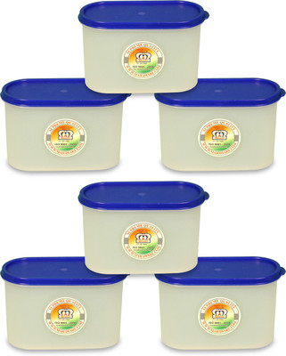 Mahaware - 1200 ml PP (Polypropylene) Grocery Container(Pack of 6, White, Blue), Blue;white
Mahaware - 1200 ml PP (Polypropylene) Grocery Container(Pack of 6, White, Blue), Blue;white
