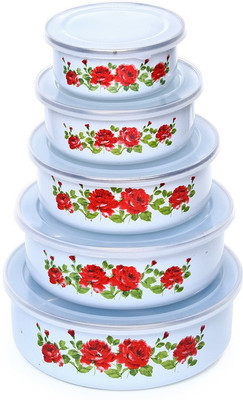 birdy - 2850 ml Steel Grocery Container(Pack of 5, Red)
birdy - 2850 ml Steel Grocery Container(Pack of 5, Red)