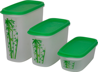Tupperware - 1700 ml, 1100 ml, 500 ml Plastic Grocery Container(Pack of 3, Green, White)
Tupperware - 1700 ml, 1100 ml, 500 ml Plastic Grocery Container(Pack of 3, Green, White)