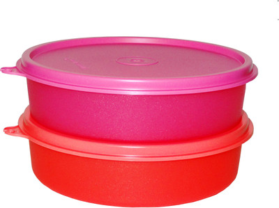 Tupperware - 1000 ml Plastic Grocery Container(Pack of 2, Red, Pink), Pink;red
Tupperware - 1000 ml Plastic Grocery Container(Pack of 2, Red, Pink), Pink;red