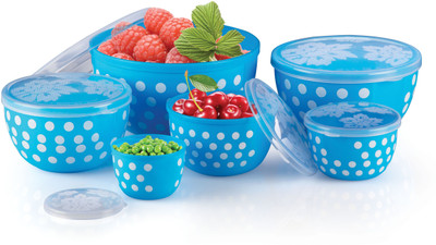 Joyo - 150 ml, 250 ml, 450 ml, 650 ml, 1100 ml, 1650 ml Plastic Grocery Container(Pack of 6, Blue, White)
Joyo - 150 ml, 250 ml, 450 ml, 650 ml, 1100 ml, 1650 ml Plastic Grocery Container(Pack of 6, Blue, White)